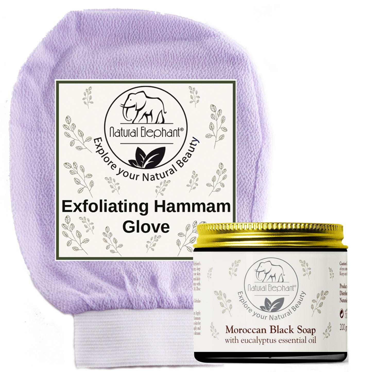 Moroccan Exfoliating Glove and Soap Kit