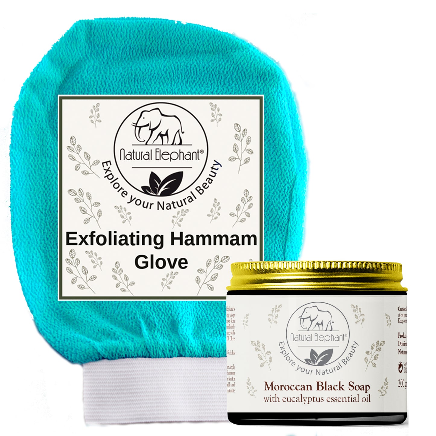 Moroccan Exfoliating Glove and Soap Kit