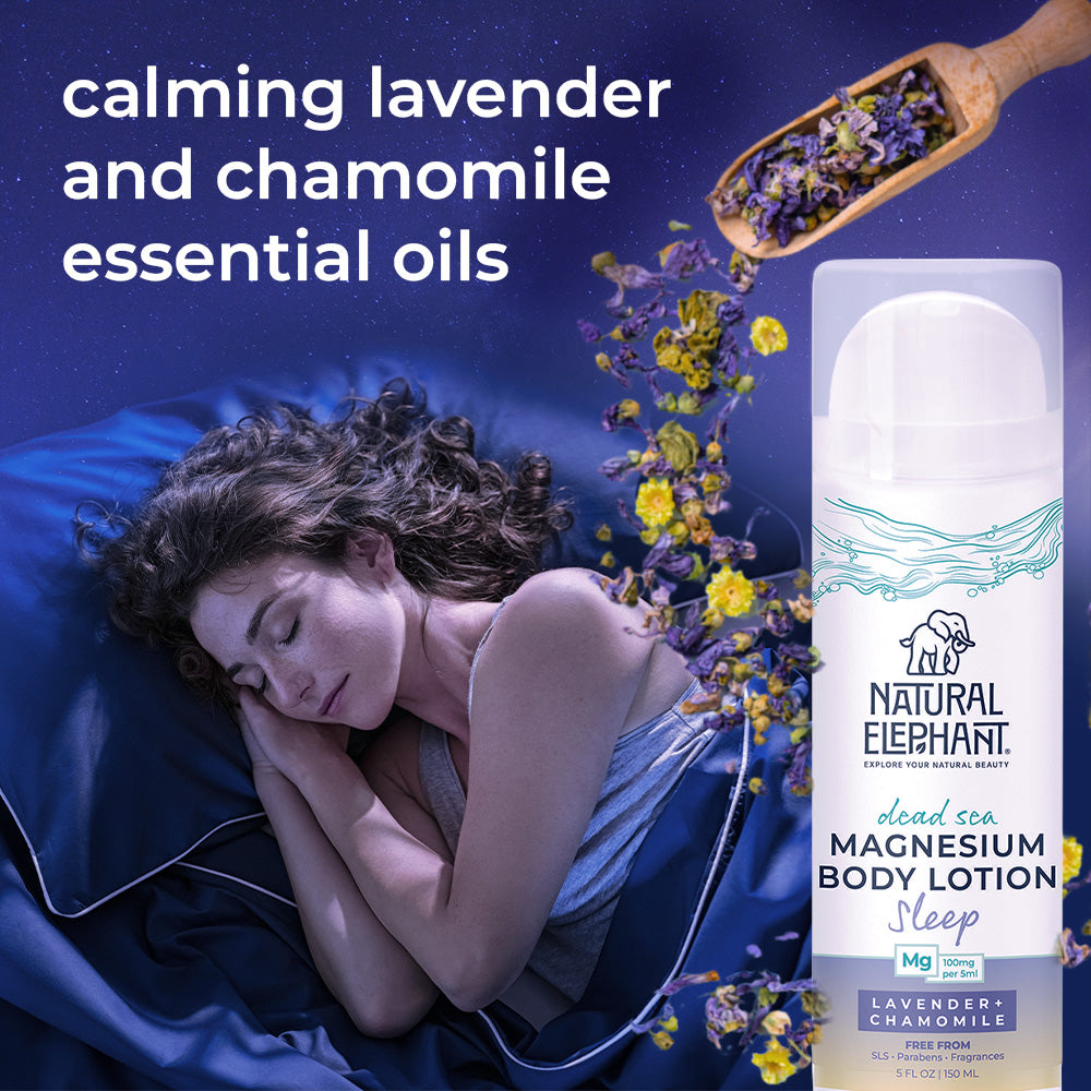 Magnesium Sleep Set - Magnesium Oil and Lotion with Lavender & Chamomile