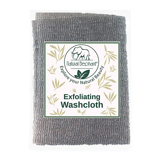 Exfoliating Shower Washcloth - Natural Elephant