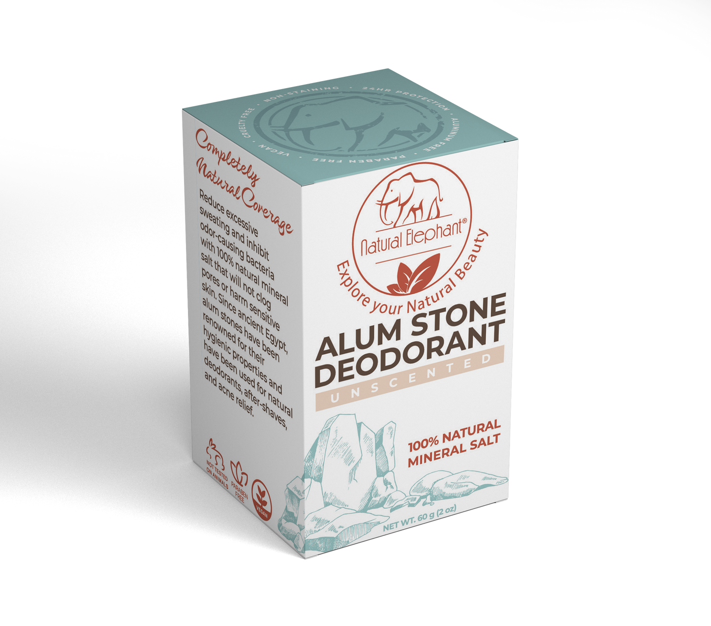 Alum Natural Deodorant Stick