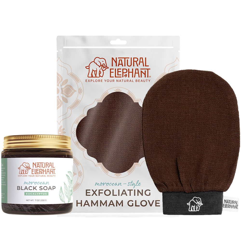 Moroccan Exfoliating Glove and Soap Kit