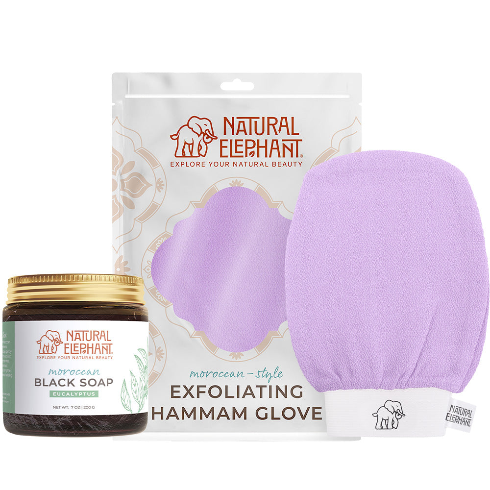 Moroccan Exfoliating Glove and Soap Kit