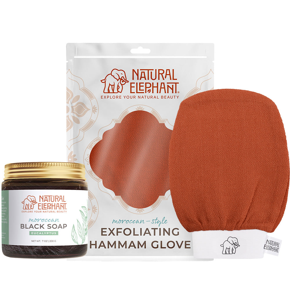 Moroccan Exfoliating Glove and Soap Kit