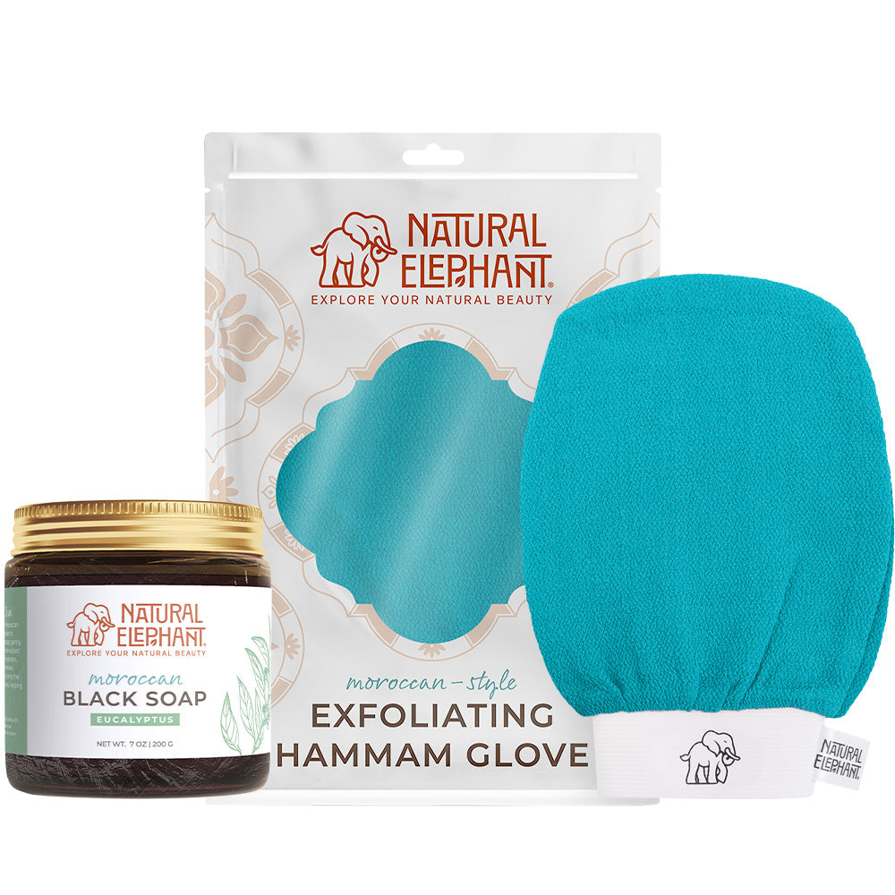 Moroccan Exfoliating Glove and Soap Kit