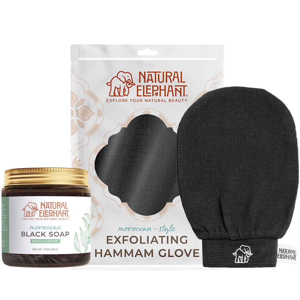 Moroccan Exfoliating Glove and Soap Kit