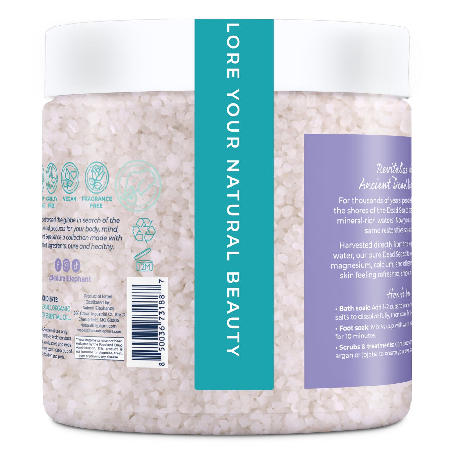 Lavender Dead Sea Salt