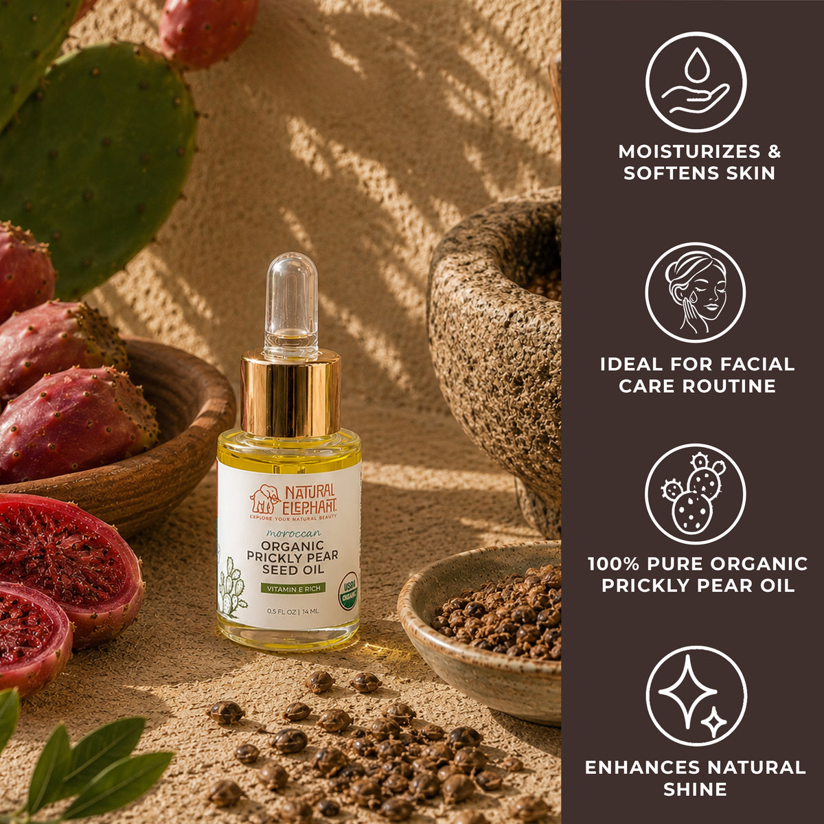 Organic Prickly Pear Seed Oil