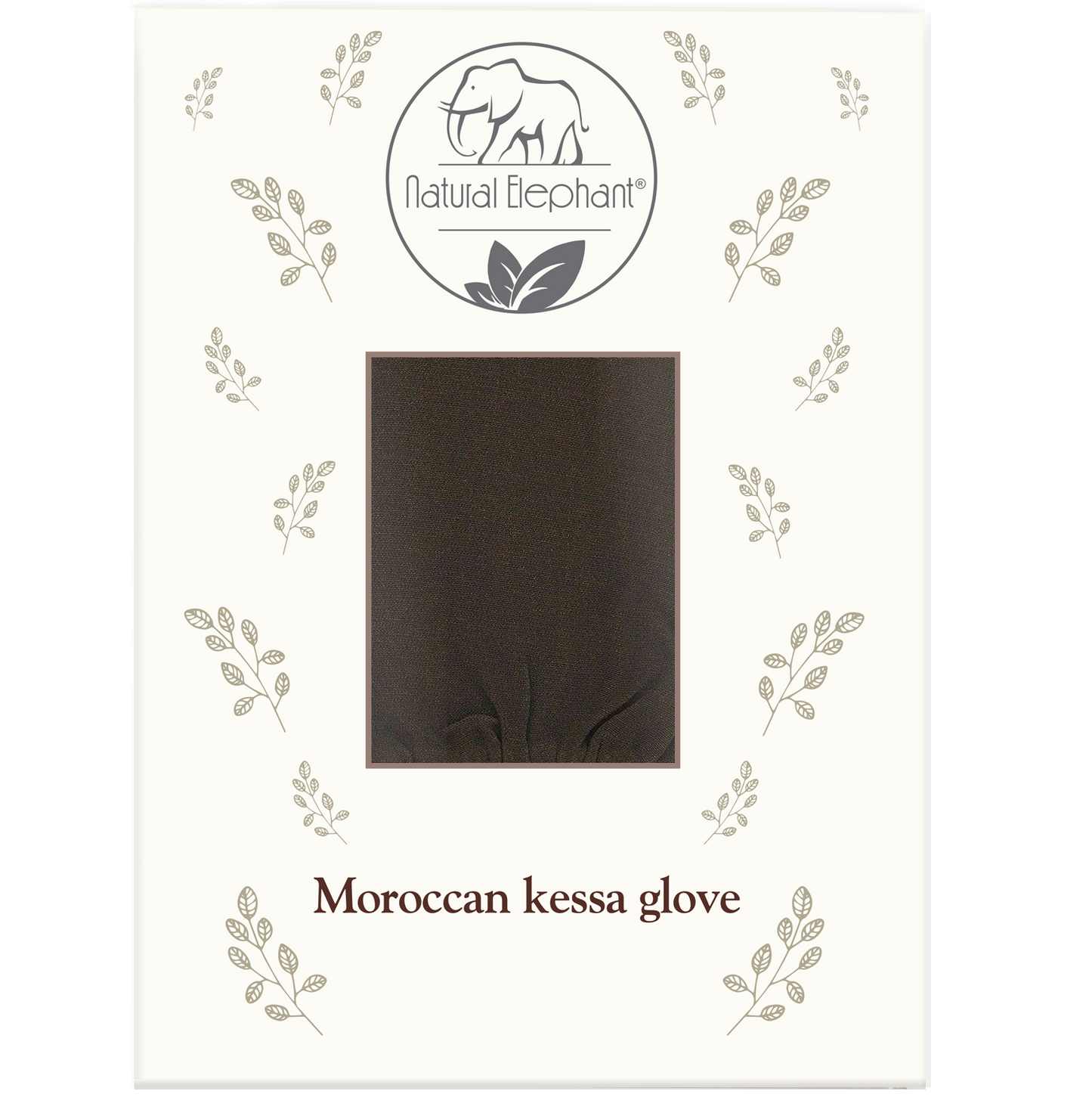 Traditional Moroccan Kessa Glove and Black Soap Set